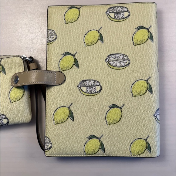 Coach Lemon Pattern Notebook - Picture 4 of 4